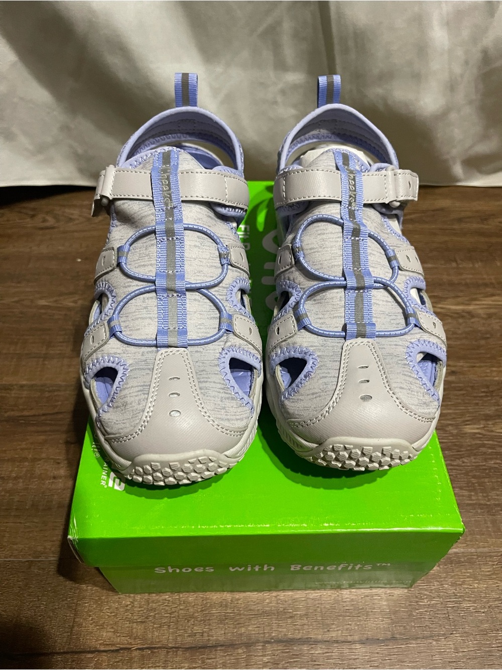 Tony Little’s Cheeks Fit Body All Terrain Women’s Trainers Silver- 8